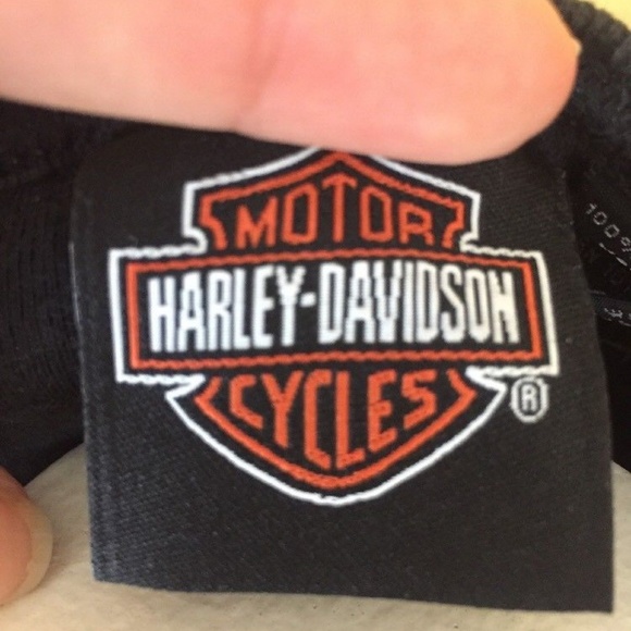 HARLEY DAVIDSON WOMENS SMALL T-SHIRT CAPED SLEEVE - Picture 7 of 8